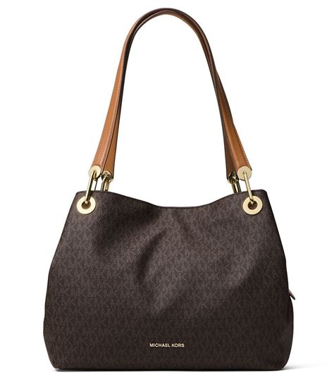 michael michael kors raven large shoulder tote 